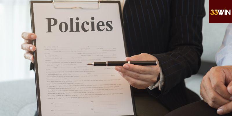 Các hạng mục trong điều khoản sử dụng