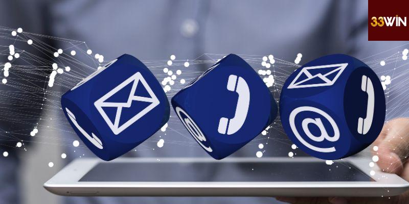 Các kênh liên hệ của 33win
